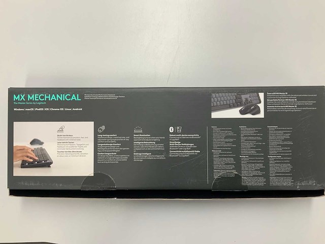 Logitech - mx mechanical wireless illuminated performance keyboard - afbeelding 3 van  3