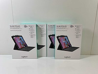 Logitech (920-009475), slim folio case ipad 7th, 8th and 9th generation (new) (4x) - afbeelding 1 van  10