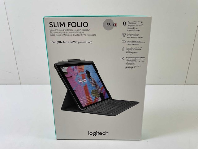 Logitech (920-009475), slim folio case ipad 7th, 8th and 9th generation (new) (4x) - afbeelding 4 van  10