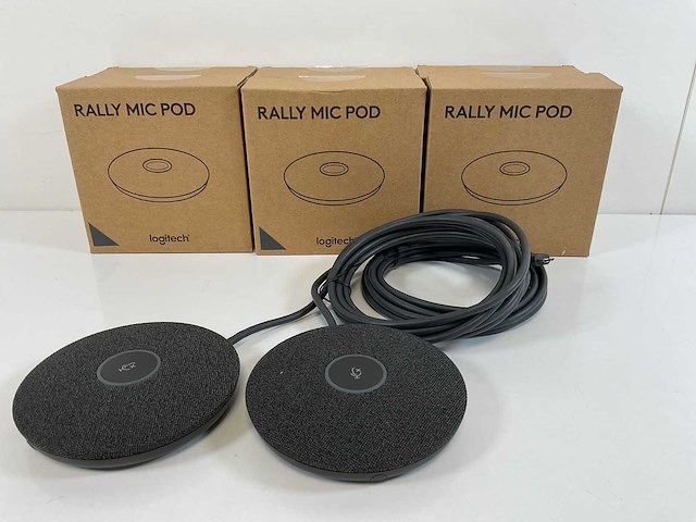 Logitech (989-000430), rally micpod conference speakers (new) - afbeelding 1 van  9