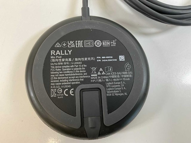 Logitech (989-000430), rally micpod conference speakers (new) - afbeelding 9 van  9