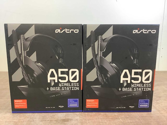 Logitech a50 astro headset (2x) - afbeelding 1 van  5