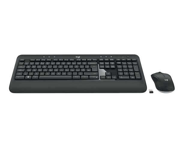 Logitech advanced mk540 toetsenbord inclusief muis usb qwerty zwart wit - afbeelding 2 van  4