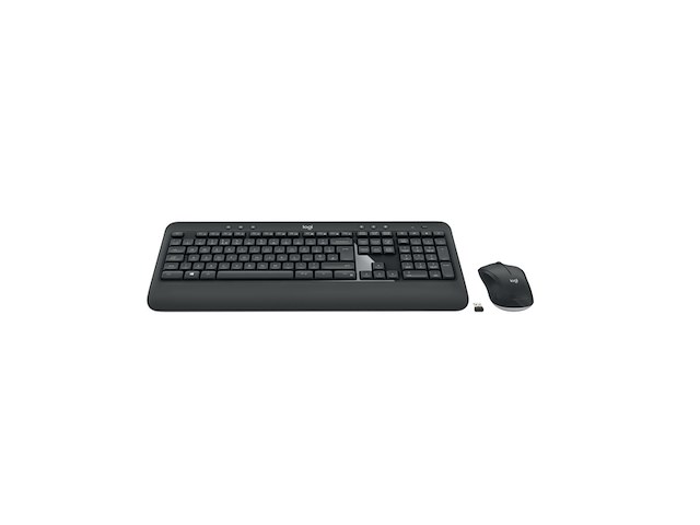 Logitech advanced mk540 toetsenbord inclusief muis usb qwerty zwart wit - afbeelding 3 van  4