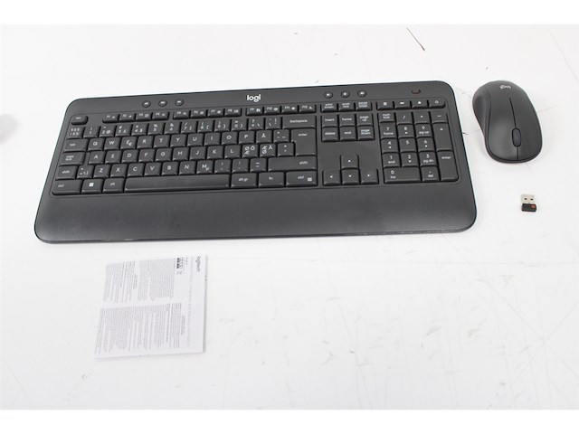 Logitech advanced mk540 toetsenbord inclusief muis usb qwerty zwart wit - afbeelding 4 van  4