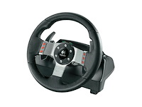 Logitech g27 racing wheel zwart - afbeelding 1 van  3