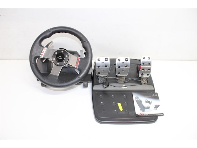 Logitech g27 racing wheel zwart - afbeelding 2 van  3
