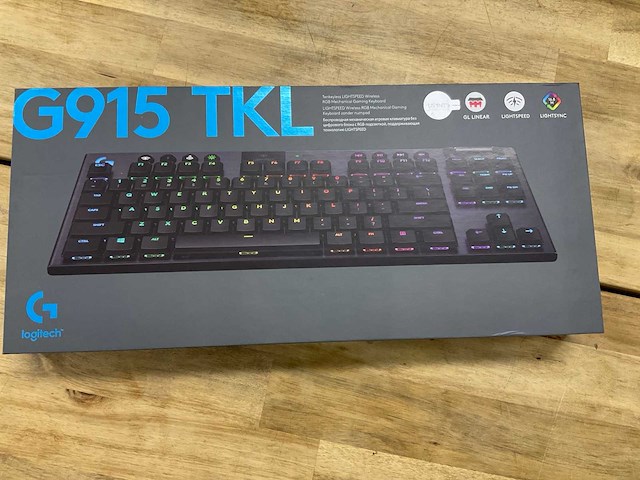 Logitech g915 tkl toetsenbord - afbeelding 1 van  4