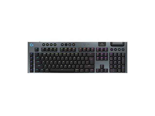 Logitech g915 x lightspeed draadloos gaming toetsenbord qwertz zwart - afbeelding 1 van  5