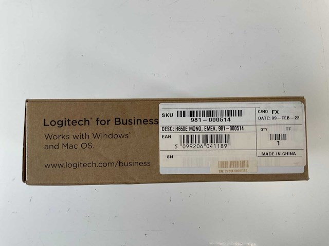 Logitech (h650e) business echo-cancelling single-ear usb headsets (25x) - afbeelding 5 van  8
