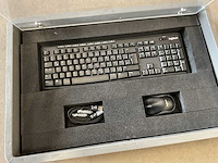 Logitech k270 qwertz draadloos toetsenbord + muis (5x) - afbeelding 1 van  1