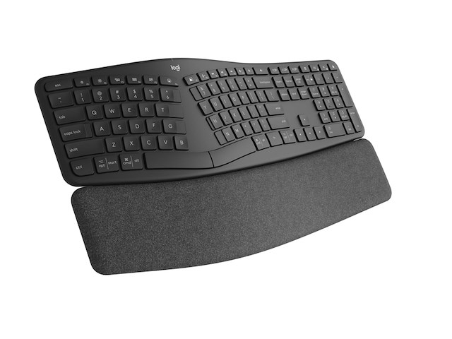Logitech k860 for business toetsenbord bluetooth azerty grafiet - afbeelding 1 van  5