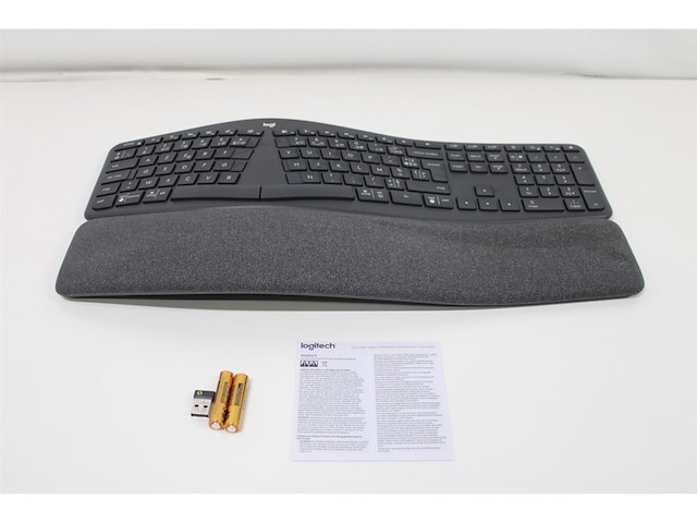 Logitech k860 for business toetsenbord bluetooth azerty grafiet - afbeelding 5 van  5