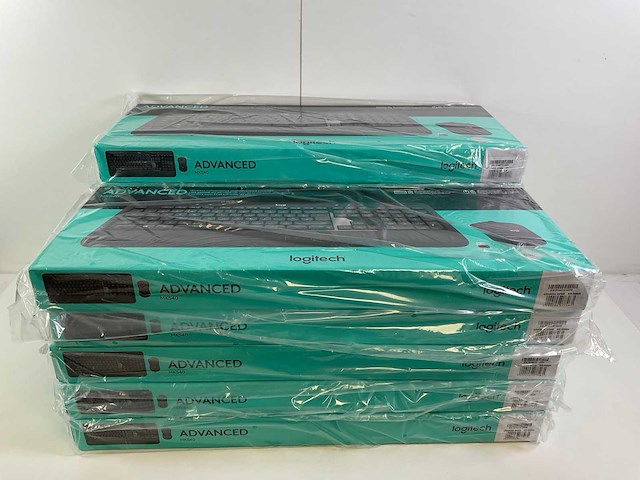 Logitech (mk540) advanced wireless keyboard and mouse combo us international (new) (11x) - afbeelding 1 van  7
