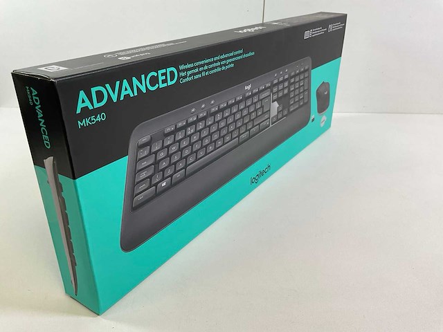 Logitech (mk540) advanced wireless keyboard and mouse combo us international (new) (11x) - afbeelding 5 van  7