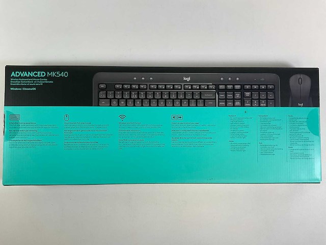 Logitech (mk540) advanced wireless keyboard and mouse combo us international (new) (11x) - afbeelding 7 van  7