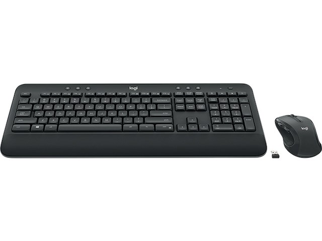 Logitech mk545 advanced toetsenbord en muis combo draadloos qwerty zwart - afbeelding 3 van  6