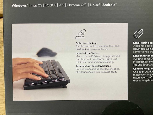 Logitech mx mechanical toetsenbord - afbeelding 3 van  4