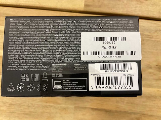 Logitech pro draadloze muis - afbeelding 3 van  3