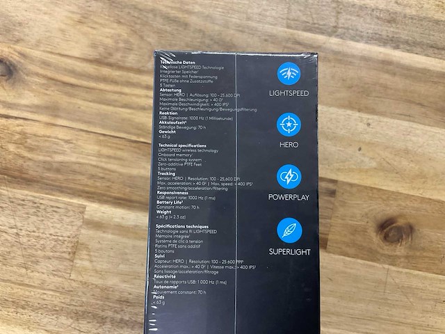 Logitech pro superlight muis - afbeelding 2 van  3