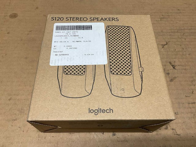 Logitech s120 speaker (3x) - afbeelding 3 van  3