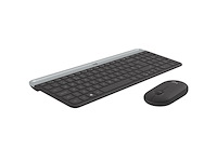 Logitech slim wireless combo mk470 toetsenbord en muis set qwerty - afbeelding 1 van  2