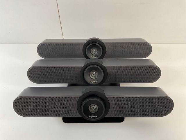 Logitech (v-r0007) all-in-one 4k video conference soundbars (3x) - afbeelding 1 van  10