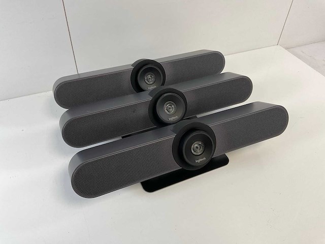 Logitech (v-r0007) all-in-one 4k video conference soundbars (3x) - afbeelding 3 van  10