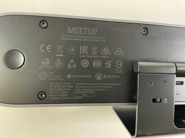 Logitech (v-r0007) meetup video conference cameras with remotes (24x) - afbeelding 8 van  10