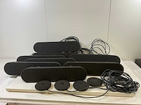 Logitech (v-u0048) / (v-u0049), rally bar speakers with room microphones for video conference (12x) - afbeelding 1 van  12