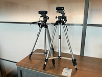 Logitech webcam op statief (2x) - afbeelding 1 van  4