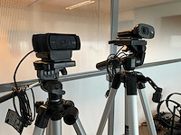 Logitech webcam op statief (2x) - afbeelding 3 van  4