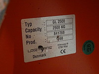 Logitrans - gl 2500 - hand hydraulische palletwagen - afbeelding 2 van  2