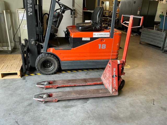 Logitrans hand hydraulische palletwagen - afbeelding 2 van  5