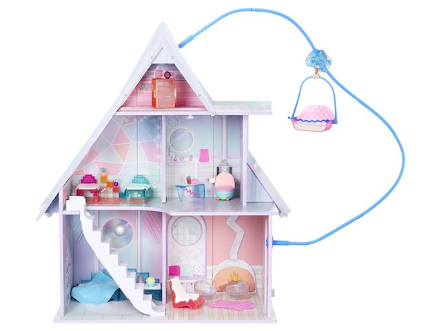 L.o.l. surprise! winter cottage poppenhuis - afbeelding 1 van  3