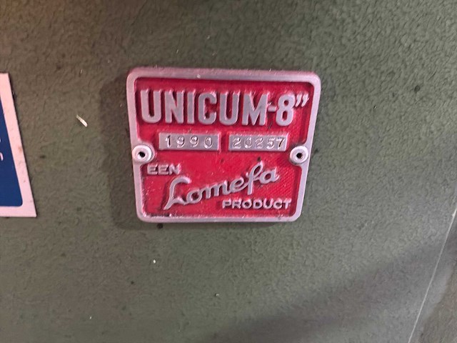 Lomefa unicum 8 vlakslijpmachine - afbeelding 5 van  5
