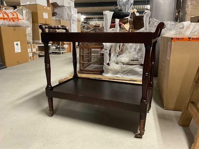 London verrijdbare houten trolley - afbeelding 1 van  10