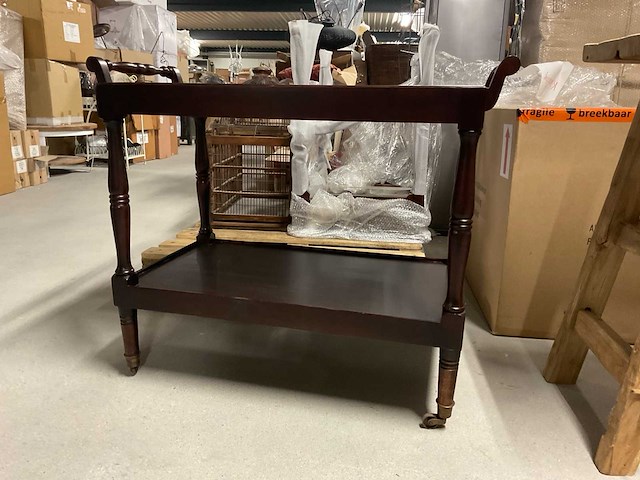 London verrijdbare houten trolley - afbeelding 4 van  10