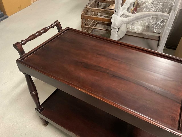 London verrijdbare houten trolley - afbeelding 8 van  10