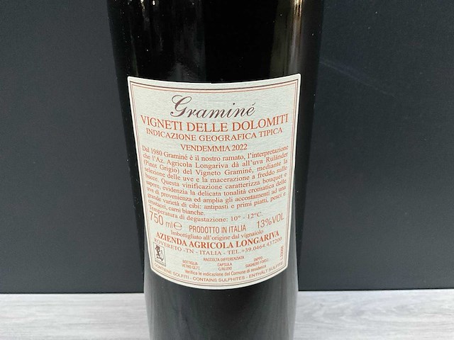 Longariva gramine pinot grigio ramato 2022 (6x) - afbeelding 4 van  4