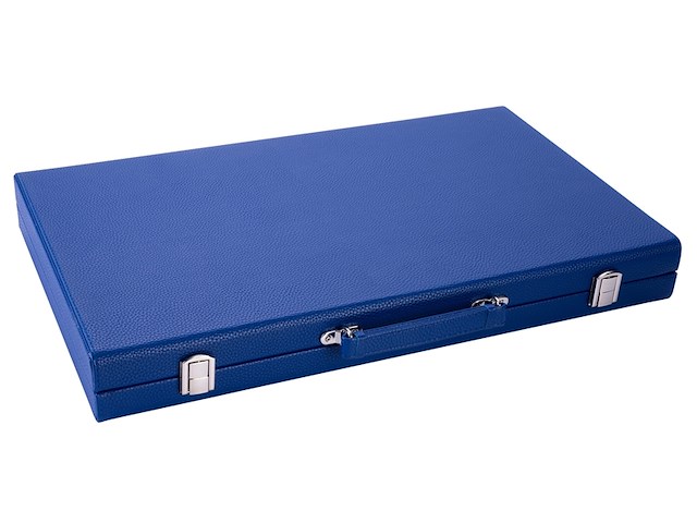 Longfield luxe backgammon 18 45,5 cm kunstleer - afbeelding 1 van  4