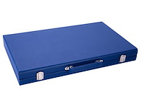 Longfield luxe backgammon 18 45,5 cm kunstleer - afbeelding 1 van  4