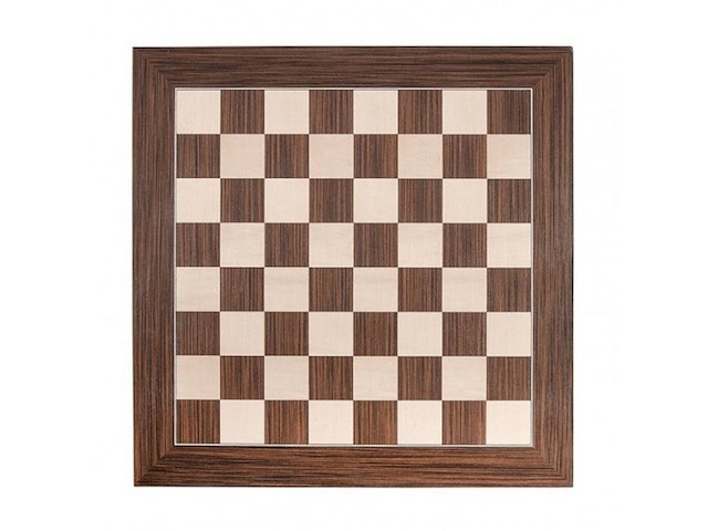 Longfield schaakbord walnoot/ esdoorn ingelegd 50x50 cm - afbeelding 1 van  4