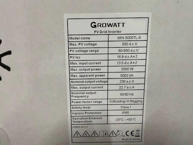 Longi - set van 14 zonnepanelen (410 wp) - growatt 5 kw omvormer - afbeelding 8 van  9