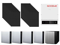 Longi - set van 20 zonnepanelen (410 wp) - hybride omvormer - 17,2 kwh batterij