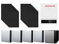 Longi - set van 24 zonnepanelen (410 wp) - hybride omvormer - 17,2 kwh batterij