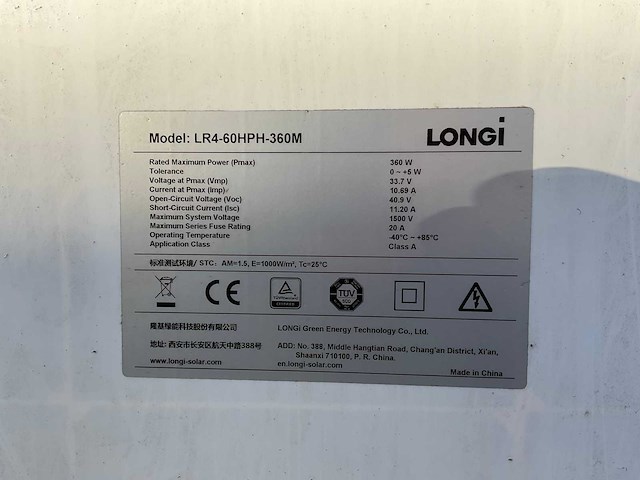 Longi - set van 30 zonnepanelen (360 wp) - goodwe 10k omvormer - afbeelding 4 van  9