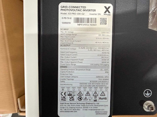 Longi - set van 40 zonnepanelen (410 wp) - solax 15 kw omvormer - afbeelding 2 van  11