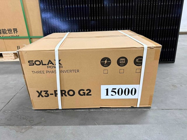 Longi - set van 40 zonnepanelen (410 wp) - solax 15 kw omvormer - afbeelding 8 van  11