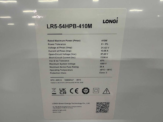 Longi - set van 72 zonnepanelen (410 wp) - solax 25 kw omvormer - afbeelding 9 van  13